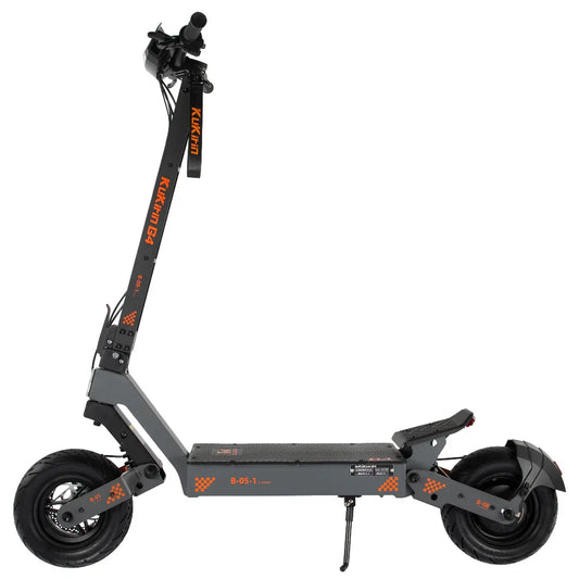 Kukith G4 electric scooter with orange accents and sturdy tires for urban commuting